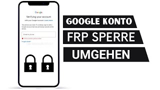 Google Konto Umgehen丨Google Konto Passwort Vergessen Android  Google Passwort Vergessen [upl. by Stanislaw]