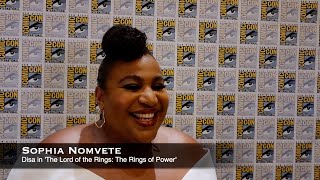 INTERVIEW Sophia Nomvete  LOTR The Rings of Power [upl. by Peder134]