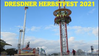 MegaHighlights beim Dresdner Herbstvolksfest 2021 Freefall Extreme VMaxx und vieles mehr [upl. by Bamford]