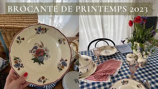 ÉNORME haul brocantes  Brocante de printemps 2023 brocante shopping [upl. by Ruosnam541]