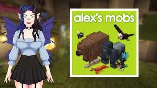 Mod showcase  Alexs Mobs mod [upl. by Aiynot]