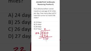 ASVABPiCAT Arithmetic Reasoning Practice Test Q Long Division acetheasvab with grammarhero [upl. by Aeslahc]