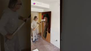 Door Painting Of Gary Grooberson tempoapps ghostbusters spiderman shorts [upl. by Emersen]