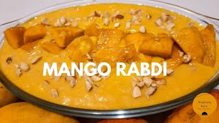 Mango Rabdi Recipe l How to make The Best Rabdi at home shorts l easy Rabdi Recipe [upl. by Maurilia]