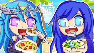 THE COOK OFF IM SO HUNGRY IN RAFT Funny Moments [upl. by Mireielle]