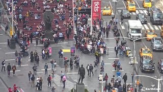 EarthCam Live Times Square Crossroads Cam [upl. by Ciryl]