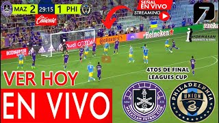 Mazatlán vs Philadelphia En Vivo DONDE VER DIA HORA MAZATLÁN VS PHILADELPHIA JUEGA Partido 4TOS [upl. by Fabrin576]