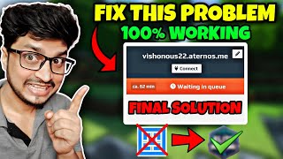 How To Fix Aternos Waiting in Queue Problem  Best Free 247 Minecraft Server Hosting [upl. by Elokcin]