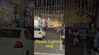 Mysore Dasara Lightings 2024 [upl. by Annaeoj]