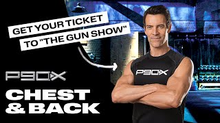 Free P90X Workout  Chest amp Back with Tony Horton [upl. by Signe]