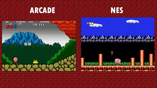 Arcade Vs NES  Bonks Adventure [upl. by Egedan66]