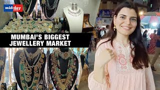 Inside Zaveri Bazaar in Mumbai  Mumbai’s biggest wholesale jewellery market  Akshaya Tritiya 2023 [upl. by Nodle]