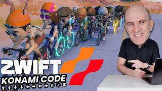 SECRET ZWIFT Konami Code  Hidden on the Zwift RIDE [upl. by Akinom]