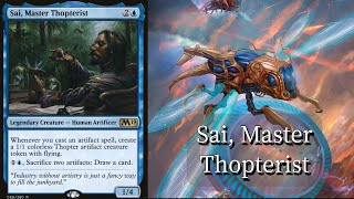 quot Getting Hyped for BROquot  Sai Master Thopterist  Magic The Gathering  Arena Historic Brawl [upl. by Hartill]