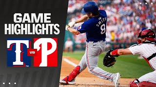 Rangers vs Phillies Game Highlights 52224  MLB Highlights [upl. by Maryellen]