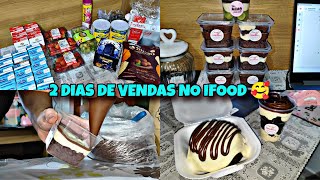 ABRI O IFOOD NO DOMINGO E ME SURPREENDI COM AS VENDAS PRODUÇÃO REPONDO ESTOQUE 🩷 [upl. by Beera]