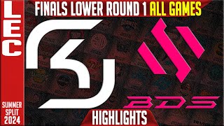 SK vs BDS Highlights ALL GAMES  LEC Season Finals 2024 Lower Round 1  SK Gaming vs Team BDS [upl. by Millburn]