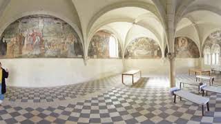 Abbaye de Fontevraud en 360°  La Salle Capitulaire [upl. by Noremmac272]