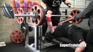 Max Effort Raw Bench 3292012  RetroPL [upl. by Ard]