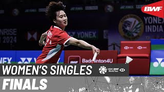 YONEX SUNRISE India Open 2024  Tai Tzu Ying TPE 4 vs Chen Yu Fei CHN 2  F [upl. by Rorrys]