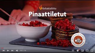 Gluteenitonta arkiruokaa Pinaattiletut [upl. by Arezzini]