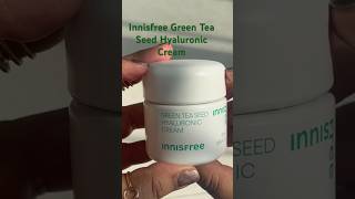 Innisfree Green Tea Seed Hyaluronic Cream innisfree korean skincare Beauty shorts viral trend [upl. by Notlimah]