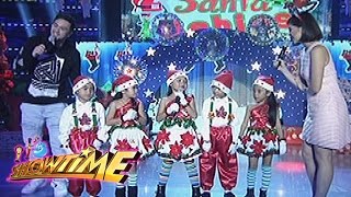 Its Showtime Why do kids sing Christmas carol  Santa Babies [upl. by Runstadler66]