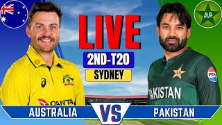 PAKISTAN vs AUSTRALIA  2nd T20 Match  Live Cricket Match  AUS vs PAK Live T20 Match  PAK vs AUS [upl. by Acinoryt]