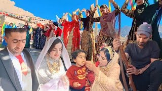 Nomadic wedding celebration Hossein meeting with Sajjad Isa and Afsana at the Legi Canal wedding [upl. by Ahcsat]