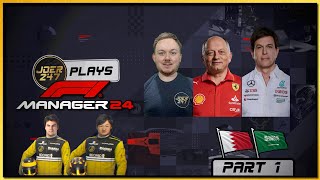 JoeR247 Plays F1 Manager 2024  Part 1  Rise of the JNN [upl. by Theodor]