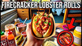 I made Firecracker Lobster Rolls in my dorm room recipe [upl. by Ardnuasac]