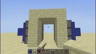 Minecraft Compact 3x2 Flush piston door [upl. by Zapot691]