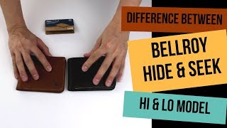 DIFFERENCE BETWEEN THE BELLROY HIDE amp SEEK HI amp LO MODEL [upl. by Uhej]