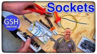 How To Terminate Connect Up a Twin Socket Outlet BS 1363 How to Wire a Double Socket [upl. by Gino143]