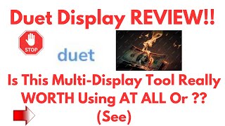 Duet Display ReviewIs This REALLY A Great Tool Or Just Another OVERHYPED OneSeeDo not Use Yet [upl. by Lauryn]