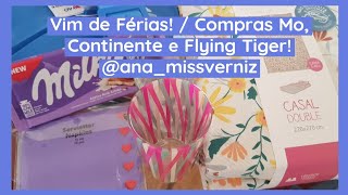 Vim de Férias  Compras Mo Continente e Flying Tiger [upl. by Aklim389]