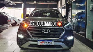 Creta Prestige 2018 DRL Farol Queimou o que fazer Fita Led Drl  Seta Sequencial [upl. by Relyat969]