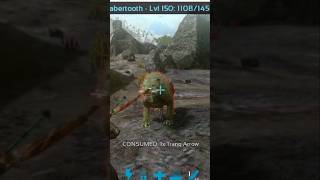 I Tame Sabertooth Ark Mobile shorts [upl. by Nileek]