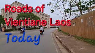 Roads of Vientiane Today  Asean Road to Dongpalane  Annasor Travels 2024 [upl. by Adnorat]