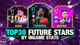 TOP 30 FUTURE STARS IN FIFA HISTORY by INGAME STATS 😱  ft Camavinga Martinez Aouar Ansu Fati [upl. by Nayhr]