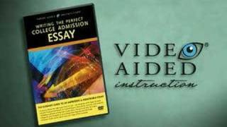 Writing the Perfect College Admission Essay DVDs Video Aided [upl. by Salena]