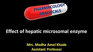 Effect of hepatic microsomal enzyme [upl. by Vaughn798]