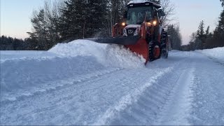 Diesel Cold Start HowTo and a whole lot of Tractor Snow Blowing [upl. by Arodasi]