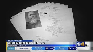 Former Republican candidate charged with stealing Madison County election ballots [upl. by Yelsnit]