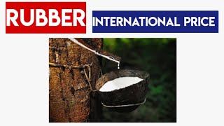 RUBBER INTERNATIONAL PRICE BANGKOK KUALALUMPUR [upl. by Hay]