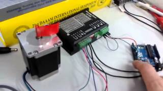 High speed stepper motor Nema 23  Arduino [upl. by Papst]