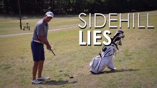 How to Hit Golf Shots From a Sidehill Lie [upl. by Aniroc917]