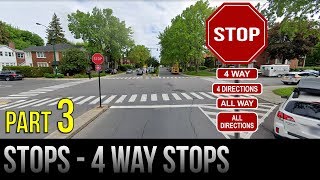 Stops  Part 3 4 Way Stops [upl. by Pack]