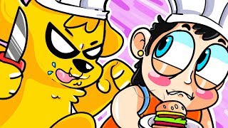 MIKECRACK Y ELTROLLINO EN LA COCINA 😋🍔 ¿QUIÉN COCINA LA MEJOR HAMBURGUESA [upl. by Lleryd]