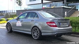 Mercedes C63 AMG with Akrapovic Titanium Exhaust System [upl. by Arrek422]